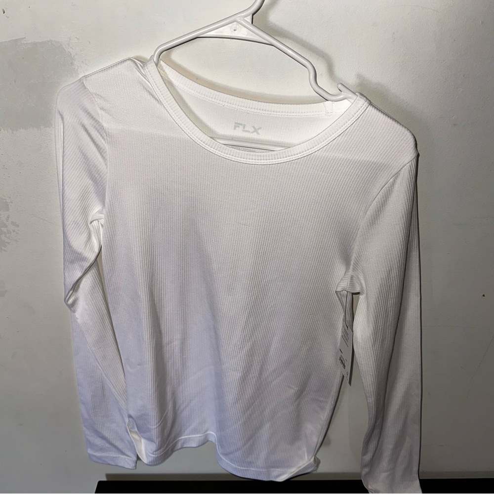 FLX long sleeve activewear shirt ribbed knit